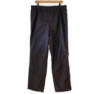 Cabela's Black Nylon Rainpants 4MOST Dry-Plus Technology Men's Large Tall (LT)
